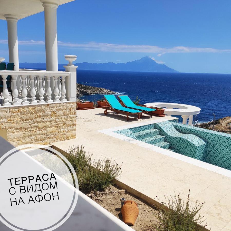 Villa Ulyana Kriaritsi - Athos Sea View & Spa Exteriér fotografie