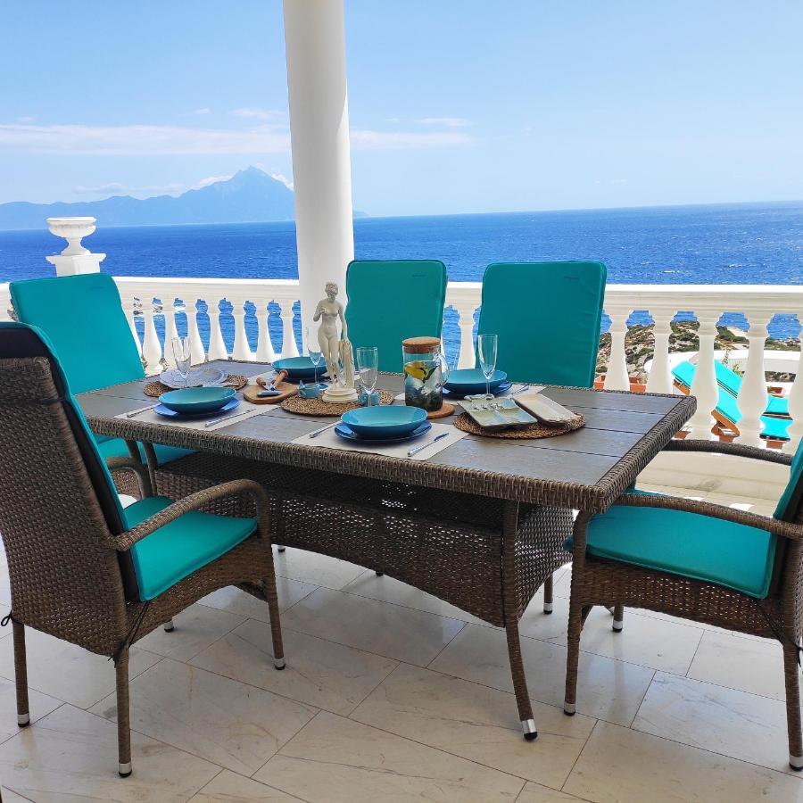 Villa Ulyana Kriaritsi - Athos Sea View & Spa Exteriér fotografie