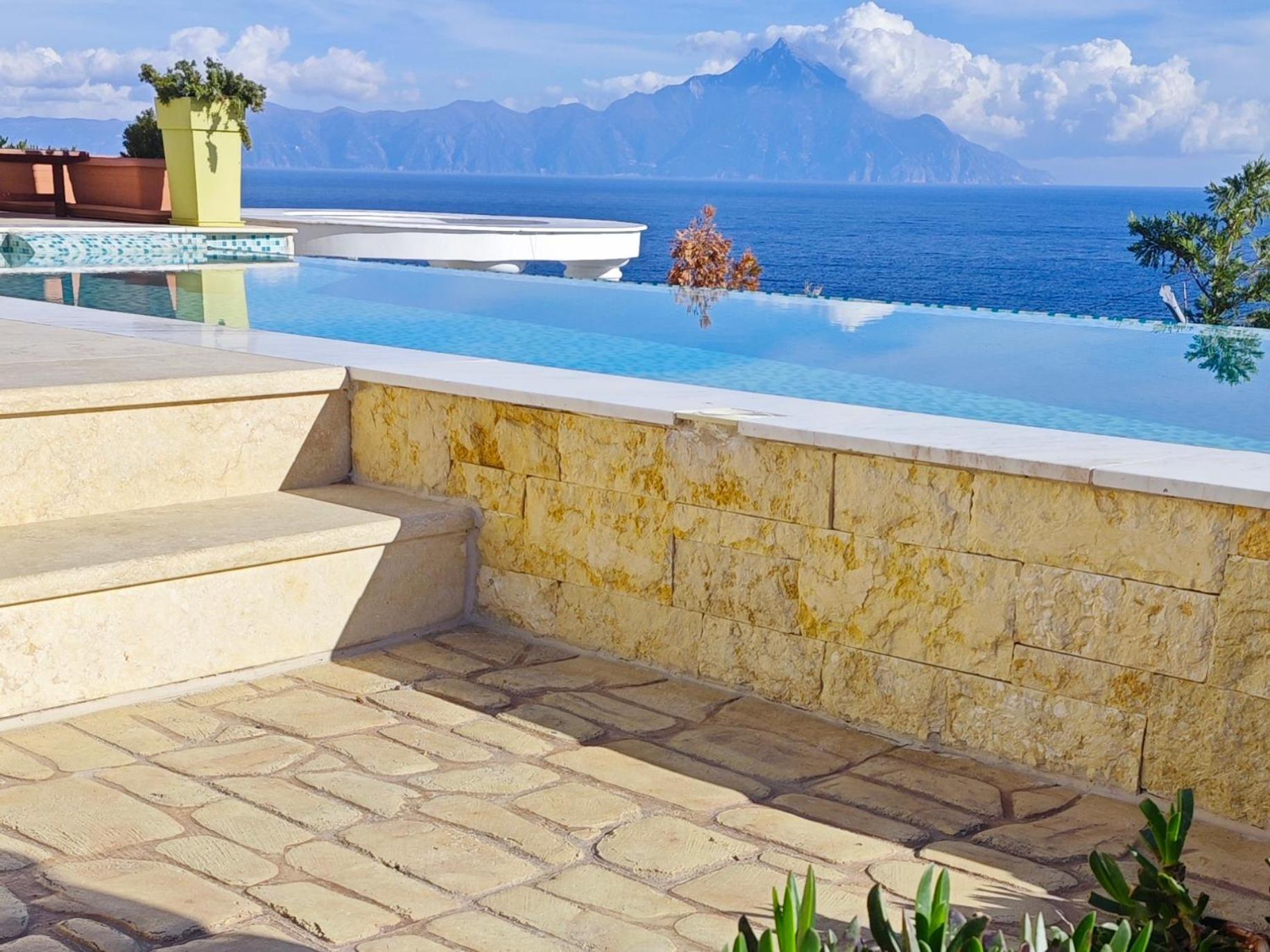 Villa Ulyana Kriaritsi - Athos Sea View & Spa Exteriér fotografie